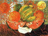 Frida Kahlo Canvas Paintings - Fruit of Life